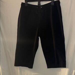 Classic Black Athletic Capris